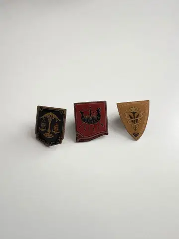 FF14 에오르제아 카페 핀 배지 울다하 그리다니아 림사 로민사
