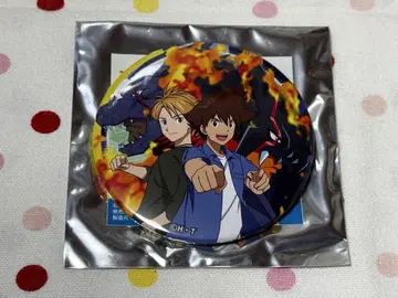 디지몬 어드벤처 엄청 큰 캔뱃지 야가미 타이치 & 이시다 야마토