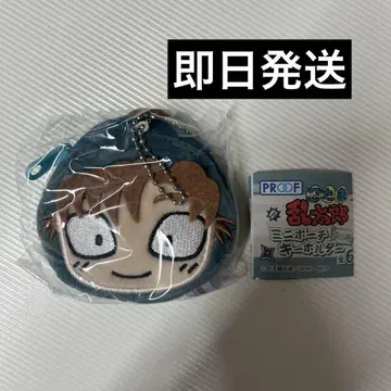 닌타마 란타로 미니 파우치 키링 젠포우지 이사쿠