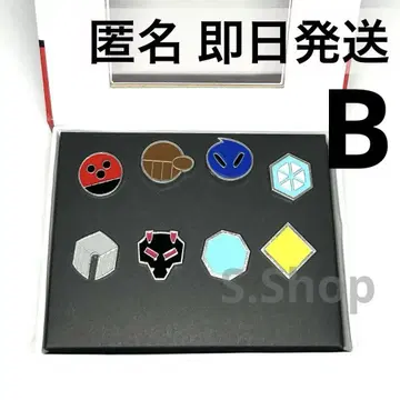 B [새상품] 포켓몬 Pokemon 짐 배지 8개 세트 익명 무료배송