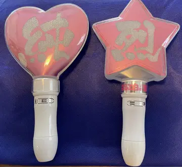 준레츠 응원봉 하트 모양 & 별 모양 2개 세트