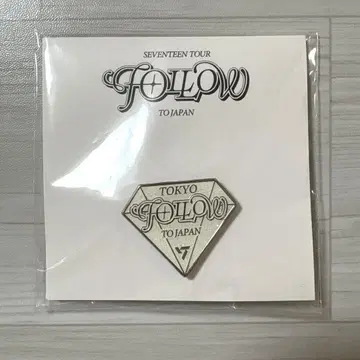 SEVENTEEN TOUR 'FOLLOW' 핀 배지 TOKYO