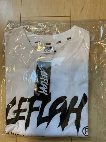 LEFLAH 로고 T셔츠 화이트