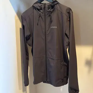 patagonia 후드 나일론 재킷 다크 그레이
