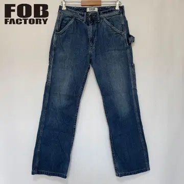 FOB 팩토리 데님 페인터 팬츠 191Z 월계수 버튼