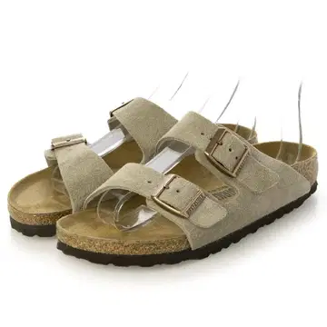 BIRKENSTOCK ARIZONA 스웨이드 TAUPE 내로우 36
