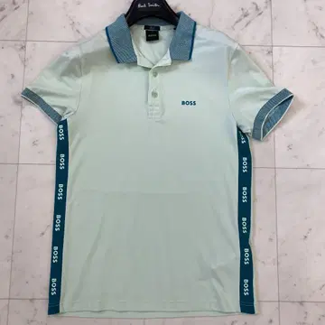 HUGO BOSS 휴고보스 반팔 피케 셔츠 S 사이즈 그린 코튼