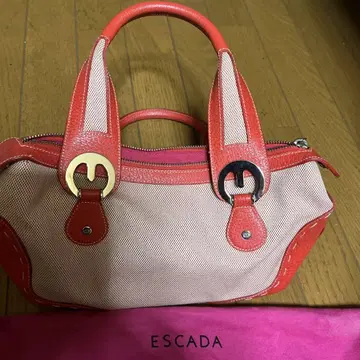 ESCADA 핑크 오렌지 핸드백