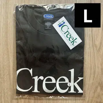 [L] creek 티셔츠 black 블랙 새상품