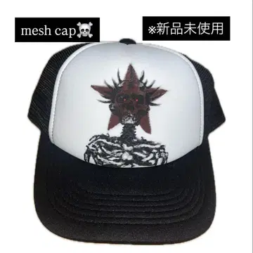 리메이크 메쉬 캡 블랙 화이트
