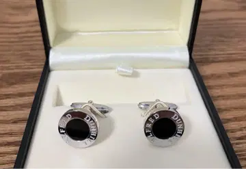 dunhill 실버 블랙 커프스