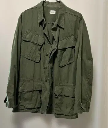 미국 육군 정글 퍼티그 자켓 OG-107 SMALL-SHORT