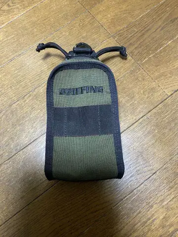 BRIEFING 나일론 파우치 올리브 그린