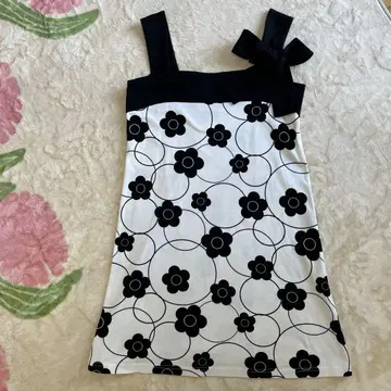 MARY QUANT LONDON 플라워 프린트 원피스