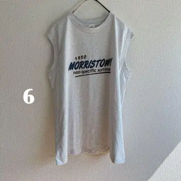 Americana 6 MORRISTOWN 슬리브리스 티셔츠 123