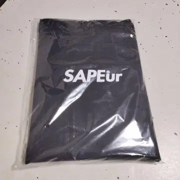 SAPEur 블랙 후드 부착 판초 미개봉 새상품 완판템