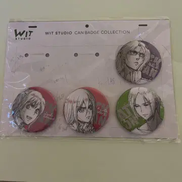 결품 있음 진격의 거인 wit studio 캔뱃지 세트 season2