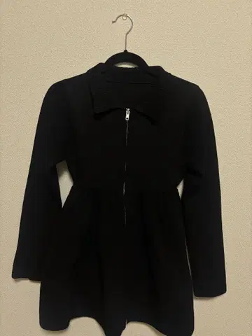 Heather zip 페플럼 미니 원피스