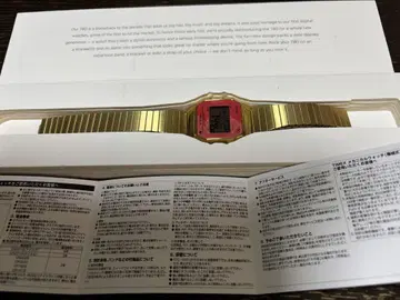 디지털 워치 골드 핑크 timex T80
