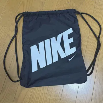NIKE 블랙 짐색 드로우 스트링 냅색