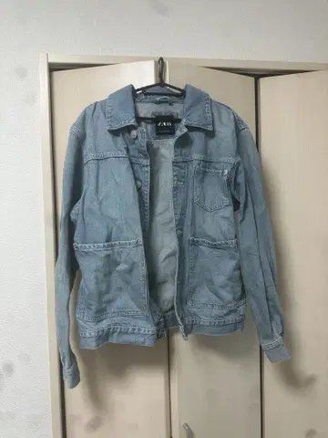ZARA 라이트 블루 데님 자켓 M