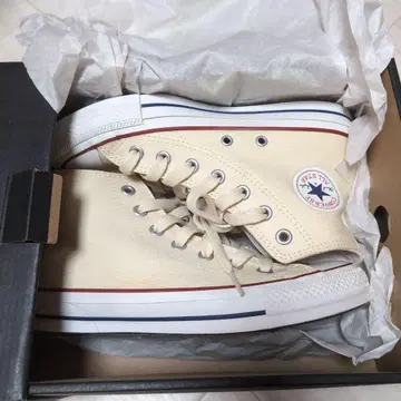 컨버스 ALL STAR HI 아이보리 하이컷 스니커즈 23cm