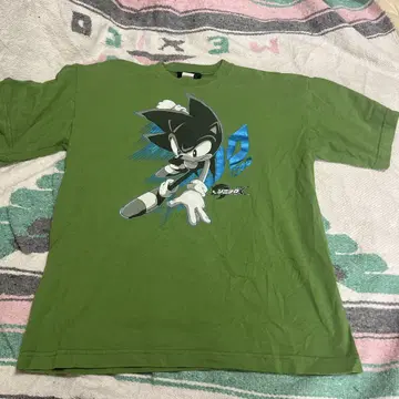 소닉 더 헤지혹 티셔츠 빈티지 90s 00s