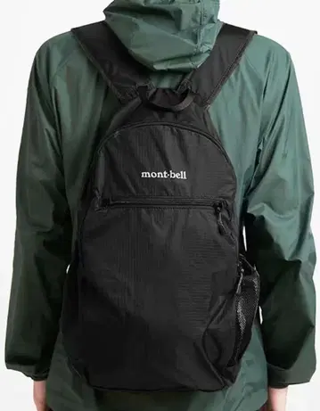 mont-bell 블랙 백팩 18L