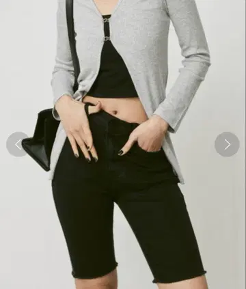 FEKETE BIKER DENIM PANTS