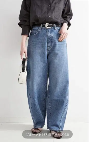 [새상품급] DU JOUR BARREL BAGGY JEAN 36