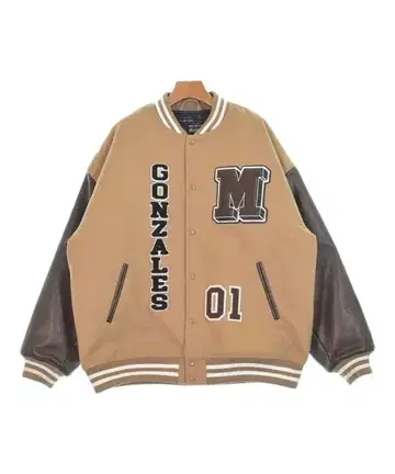MARK GONZALES 남성용 바시티 자켓