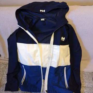 Helly Hansen 후드 부착 나일론 자켓 M 네이비/화이트