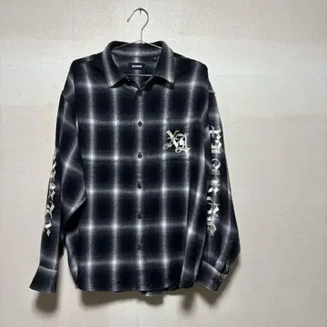 XLARGE 체크 무늬 긴팔 셔츠 L