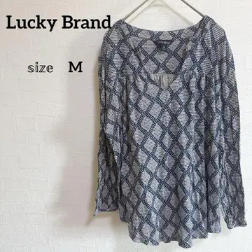 Lucky Brand 기하학 패턴 긴팔 티셔츠 [ M ] 럭키브랜드