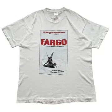 90년대 FARGO 무비 티셔츠 빈티지