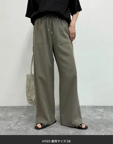 실키 린넨 이지 팬츠