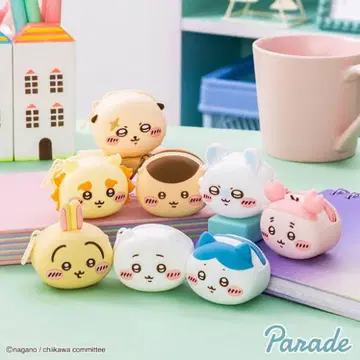 치이카와 얼굴 미니 실리콘 파우치 전8종 컴플리트 세트