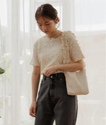 [ 새상품급 ] flower 메니 셔링 백
