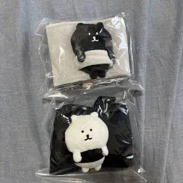 나가노 캐릭터즈 나가노의 곰 다크 곰 봉제인형 드링크 홀더