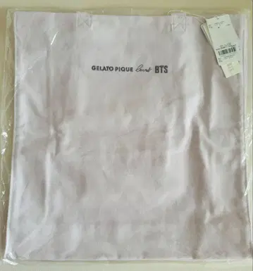 [미사용 새상품] BTS 젤라또피케 콜라보 토트백 핑크
