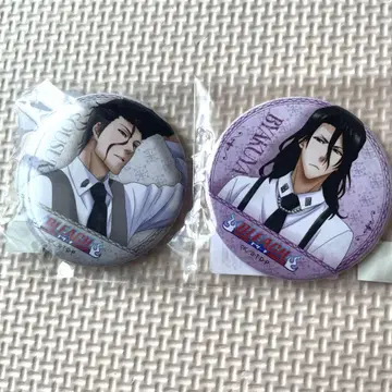 BLEACH 캔뱃지 아이젠 뱌쿠야