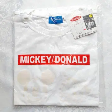 디즈니 Mickey/Donald 티셔츠 S