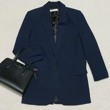 ZARA 자라 테일러드 자켓 네이비 오버 사이즈 EURXXS