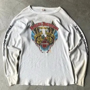 80s HARLEY DAVIDSON 롱T 써멀 USA 제작 XL