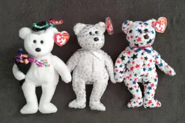 ty Beanie Babies 봉제인형 곰 3개 묶음 판매4