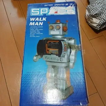 정크 스페이스 워크맨 양철 로봇 SPACE WALKMAN