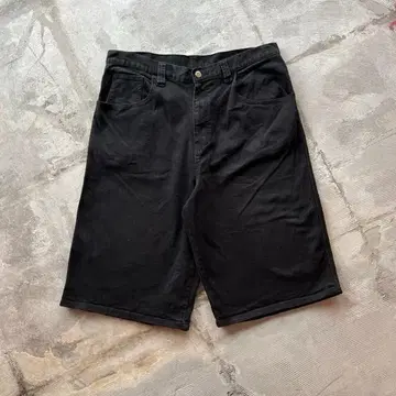 빈티지 데님 숏팬츠 데님 블랙
