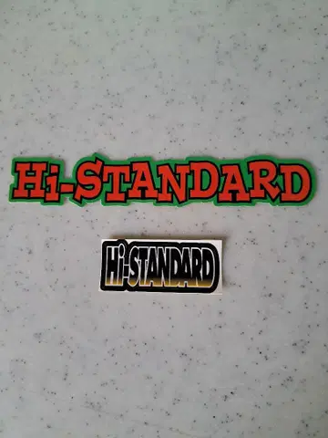 HI-STANDARD 스티커 2장 하이스타 사바시스터