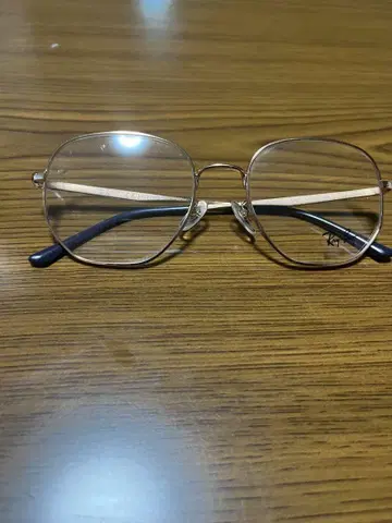 Ray-Ban 옥타고날 안경 골드