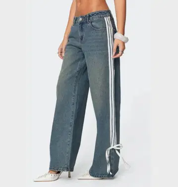 [미사용 새상품] edikted Washed LowRise Jeans